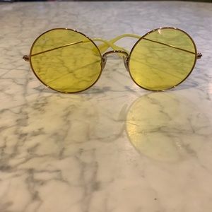 Ray Ban RB3592 50mm Women’s Yellow Lens Round